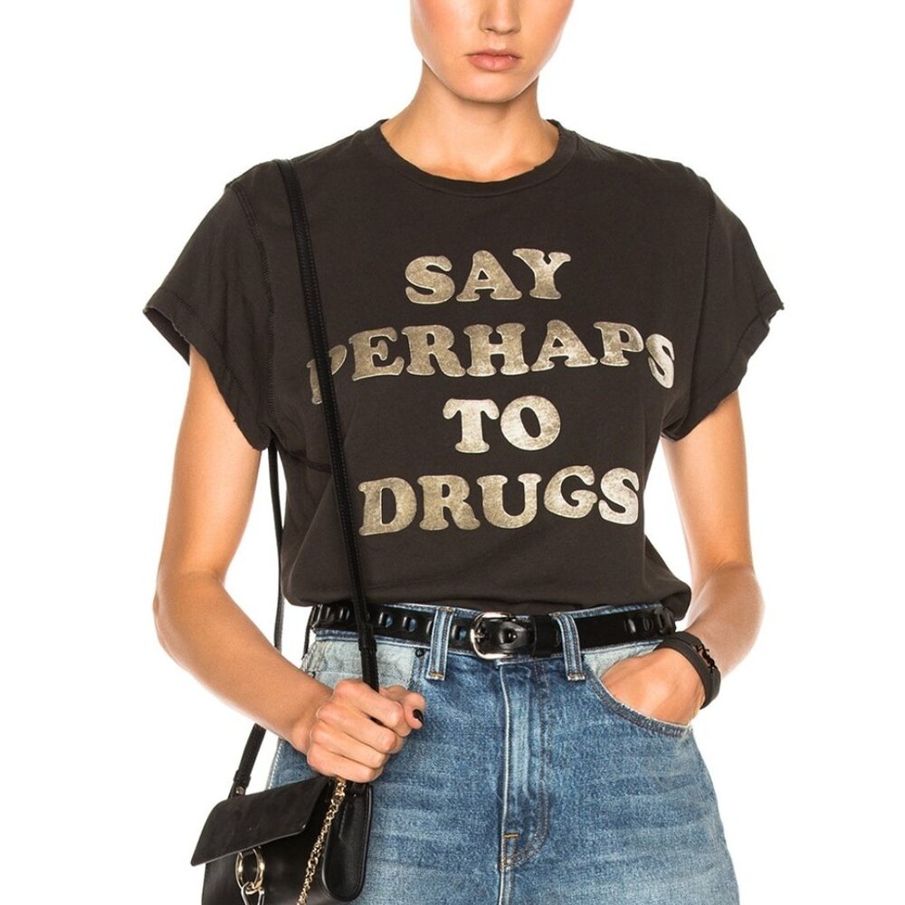 Madeworn "Say Perhaps to Drugs" vintage tee, Small